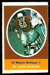 1972 Sunoco Stamps      532     Wayne Mulligan